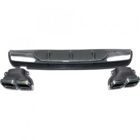 Leon Part Çmk Mercedes W205 C63 Amg Sedan Difüzör Silver Egzoz Seti