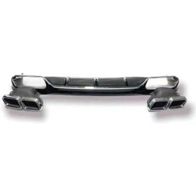 Leon Part Çmk Mercedes W213 2017 E63 Silver Difüzör ve Egzoz Seti