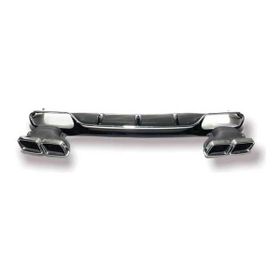 Leon Part Çmk Mercedes W213 2017 E63 Silver Difüzör ve Egzoz Seti