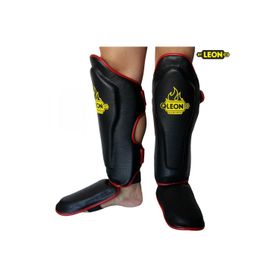 Leon Siyah Solid Kick Boks Ve Muay Thai Ayak Kaval Koruyucu