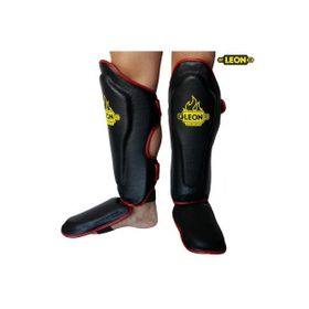 Leon Siyah Solid Kick Boks Ve Muay Thai Ayak Kaval Koruyucu