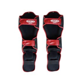 Leon Solid Siyah Muay Thai ve Kick Boks Ayak ve Kaval Koruyucu