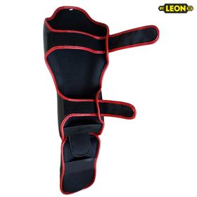 Leon Solid Siyah Muay Thai ve Kick Boks Ayak ve Kaval Koruyucu