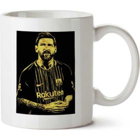 Leonel Messi Barcelona Baskılı Kupa