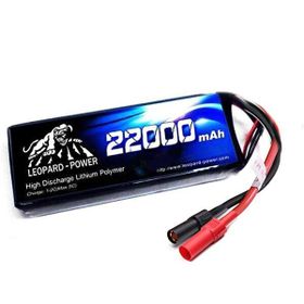 Leopard Power 22000 mAh 22.2V 6S 25C UAV Multirotor Lityum Polimer Lipo Batarya