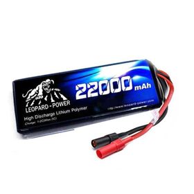 Leopard Power 22000 mAh 7.4V 2S 25C UAV Multirotor Lityum Polimer Lipo Batarya