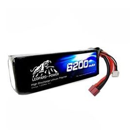 Leopard Power 6200 mAh 11.1V 3S 30C Lityum Polimer Lipo Batarya