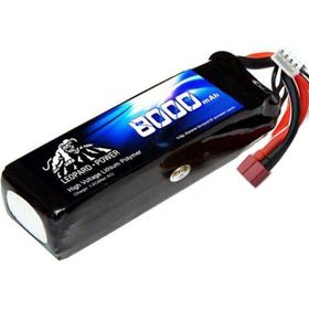 Leopard Power 8000 mAh 7.4V 2S 25C UAV Multirotor Lityum Polimer Lipo Batarya