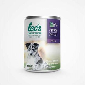 Leo's 24 Adet 400 gr Kuzu Etli ve Pirinçli Pate Yavru Köpek Konservesi