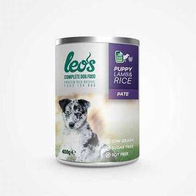 Leo's 6 Adet 400 gr Kuzu Etli ve Pirinçli Pate Yavru Köpek Konservesi