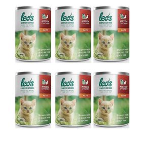 Leo's 6x400 gr Tavuk Etli Ezme Yavru Kedi Konservesi