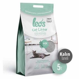 Leos Cat Litter Dogal Bentonit Kalın Taneli 2x5 lt Kedi Kumu