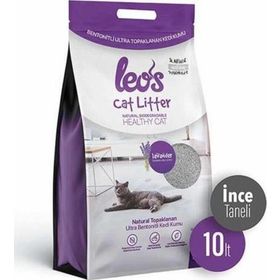 Leos Cat Litter Lavanta Kokulu İnce Taneli 2x10 lt Kedi Kumu