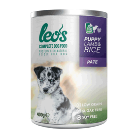Leo's Kuzu Etli ve Pirinçli Ezme Konserve 400 gr Köpek Maması