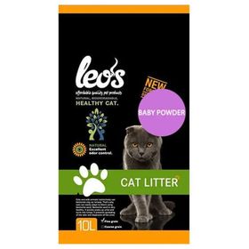 Leo's Litter 2x10 lt Bebek Pudrası Kokulu İnce Taneli Bentonit Kedi Kumu