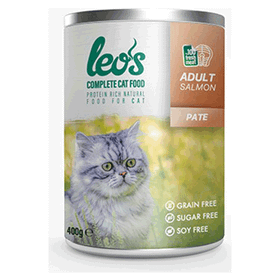 Leo's Somonlu Ezme 400 gr Yetişkin Kedi Konserve Maması