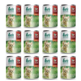 Leo's Tavuk Etli Ezme 12x400 gr Yavru Kedi Konservesi