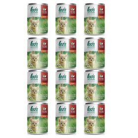 Leo's Tavuk Etli Ezme 12x400 gr Yavru Kedi Konservesi