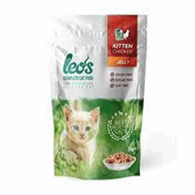 Leo's Tavuklu Yavru Pouch 24x85 gr Kedi Yaş Maması