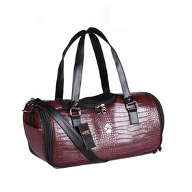 Lepus 23x46x23 cm Bordo Duffle Bag Kedi Köpek Taşıma Çantası