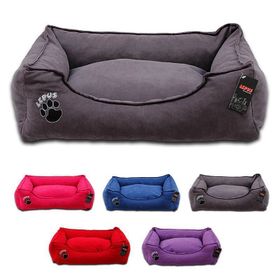Lepus 8681451055256 Fuşya Soft Fermuarlı Köpek Yatağı