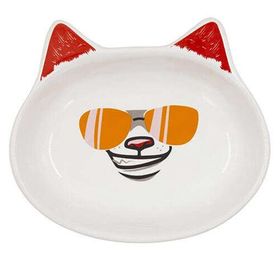 Lepus 90102 No:2 Seramik Kedi Kuru ve Yaş Mama Kabı