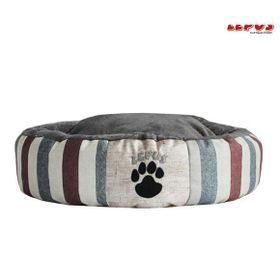 Lepus Bordo 57x16 cm Yumuşak Dolgulu Peluş Simit Kedi Yatağı