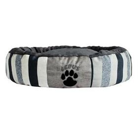 Lepus Lacivert 57x16 cm Yumuşak Dolgulu Peluş Simit Kedi Yatağı