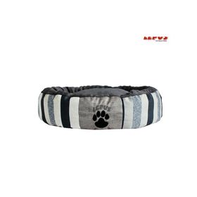 Lepus Lacivert 57x16 cm Yumuşak Dolgulu Peluş Simit Kedi Yatağı