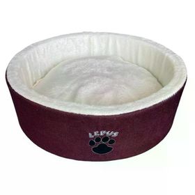 Lepus Mia Donut Bordo 50 cm Kedi ve Küçük Köpek Yatağı