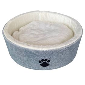 Lepus Mia Donut Gri 50 cm Kedi ve Küçük Köpek Yatağı