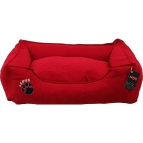 Lepus Soft Fermuarlı Kırmızı Köpek Yatağı