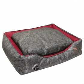 Lepus Soft Gri M 60x44x22 cm Köpek Yatağı