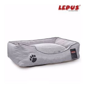 Lepus Soft Gri M 60x44x22 cm Köpek Yatağı