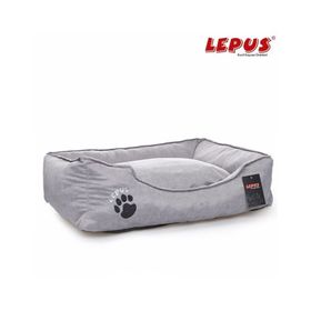 Lepus Soft Gri M 60x44x22 cm Köpek Yatağı