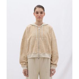 Les Benjamins LB23FWCLAFUZH-402-001 Classics Zip Hoodie 402 Bej Kadın Sweatshirt