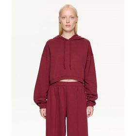 Les Benjamins LB24FWESSFUHD-301-001 Bordo Essentials Hoodie 301 Kadın Sweatshirt