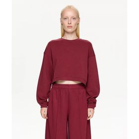 Les Benjamins LB24FWESSFUSW-301-001 Bordo Essentials Sweatshirt 301 Kadın Sweatshirt