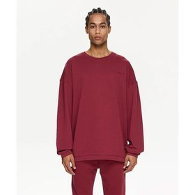 Les Benjamins LB24FWESSMUSW-301-001 Essentials 301 Bordo Erkek Sweatshirt