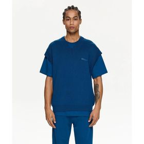 Les Benjamins LB24FWESSMUVS-302-001 Knit Vest 302 Mavi Erkek Süveter