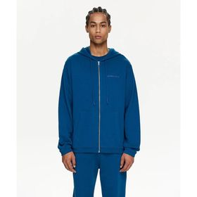 Les Benjamins LB24FWESSMUZH-302-001 Essentials Zip Hoodie 302 Mavi Erkek Sweatshirt