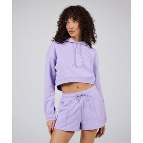 Les Benjamins LB24SSESSFUHD-303-001 Mor Essentials Hoodie 303 Kadın Sweatshirt