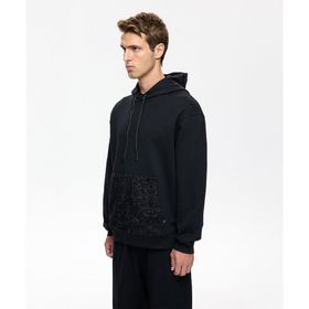 Les Benjamins LB25FWCLAMUHD-401-1012 Hoodies 401 Siyah Erkek Sweatshirt
