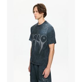 Les Benjamins LB25FWHLOMUTS-301-1012 Sleeve Tee 301 Siyah Erkek T-Shirt