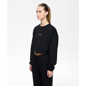 Les Benjamins LBNOOSCORFUSW-307-1012 307 Siyah Kadın Sweatshirt