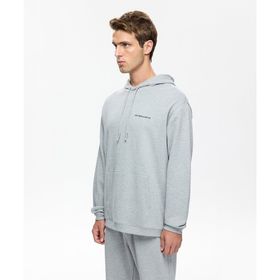 Les Benjamins LBNOOSCORMUHD-308-1043 Hoodie 308 Gri Erkek Sweatshirt
