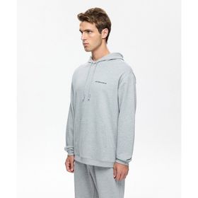 Les Benjamins LBNOOSCORMUHD-308-1043 Hoodie 308 Gri Erkek Sweatshirt