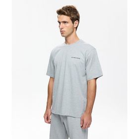 Les Benjamins LBNOOSCORMUTS-308-1043 Sleeve Tee 308 Gri Erkek T-Shirt