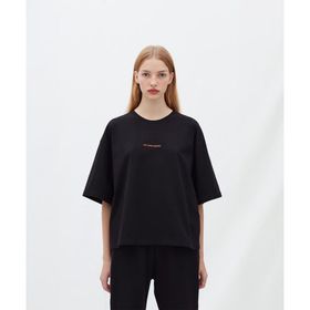 Les Benjamins LBNOOSESSFUTS-307-001 Siyah Essentials Short Sleeve Tee 307 Kadın T-Shirt