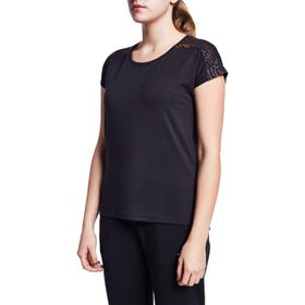 Lescon 19B-2140 Beyaz Kısa Kollu Kadın T-shirt